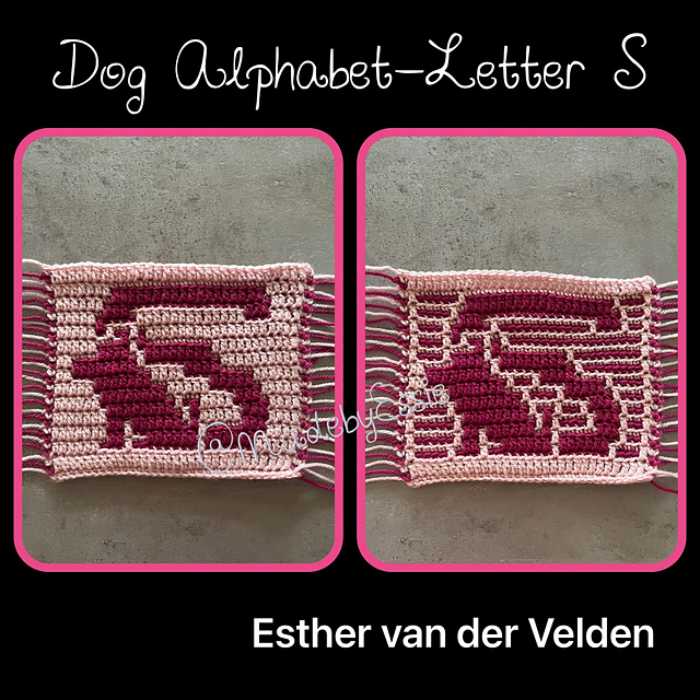 Dog Alphabet Letter S
