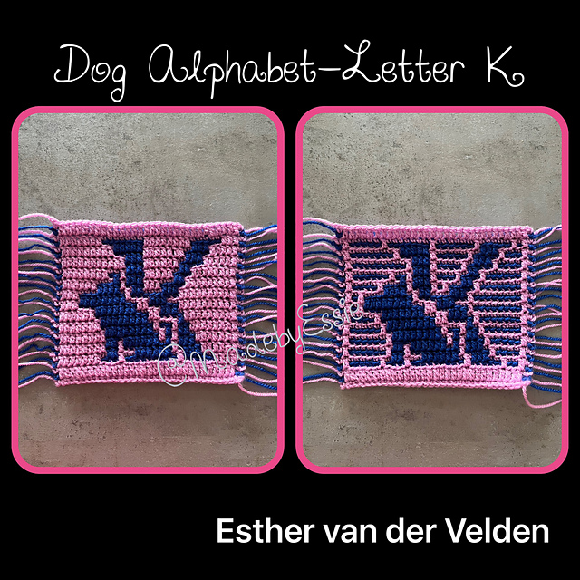 Dog Alphabet Letter K