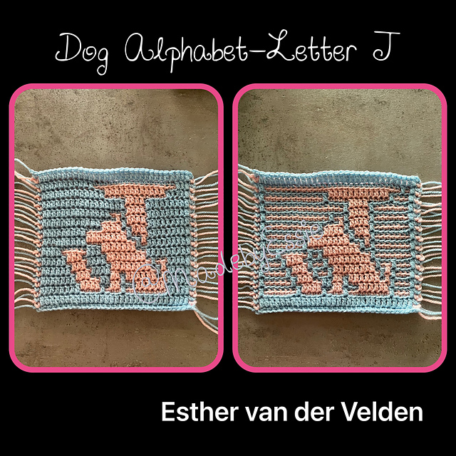 Dog Alphabet Letter J