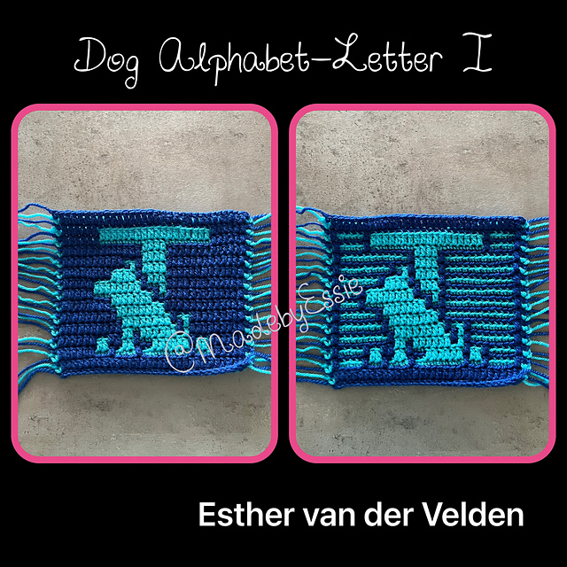 Dog Alphabet Letter I