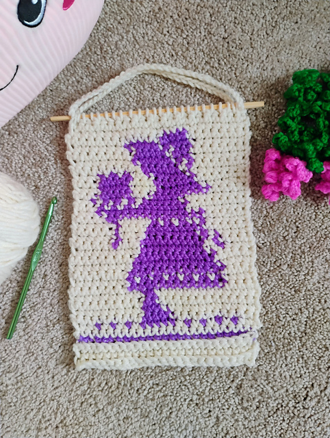 Lavender Girl Wall Hanging