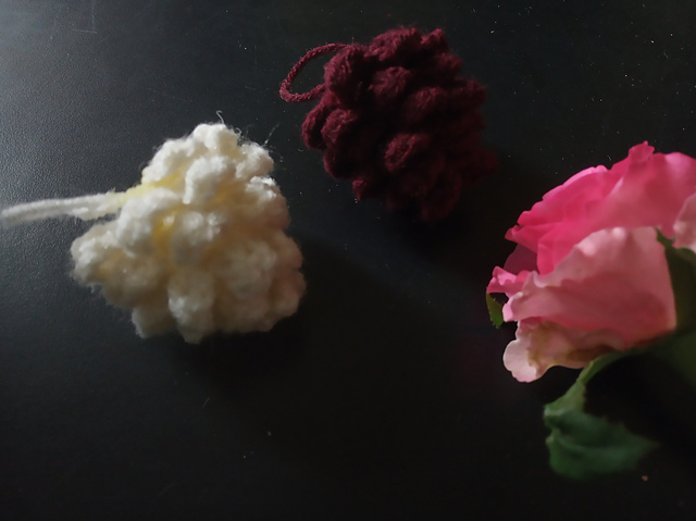 Crochet Pinecone Ornament