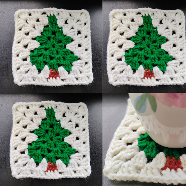 Christmas Tree Granny Square