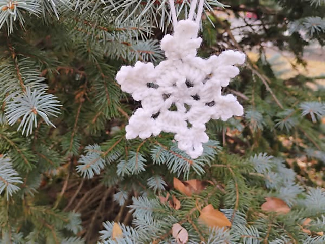 Christmas Snowflake Ornament