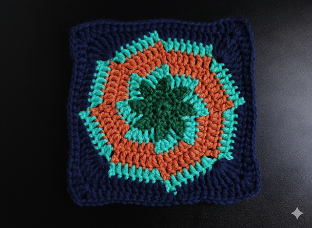 Pin Wheel Granny Square