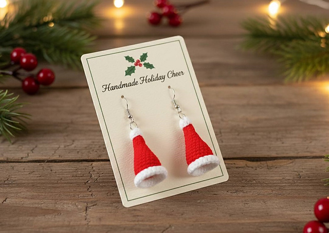 Santa Hat Earrings