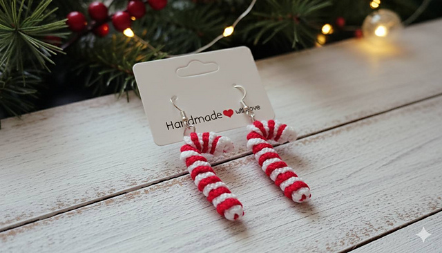 Candy Cane Earrings