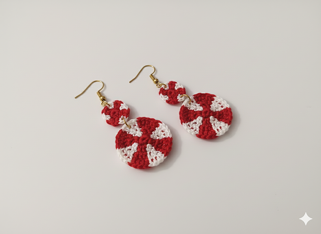 Peppermint Candy Earrings