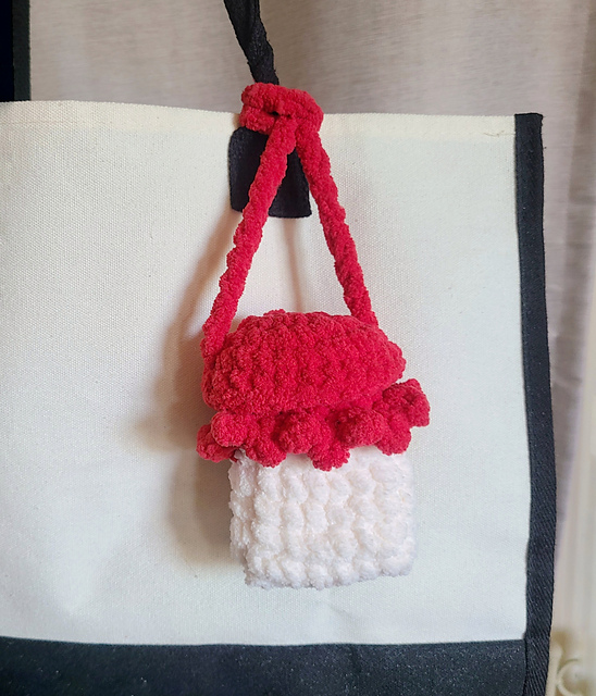 Mushroom pouch and bag charm