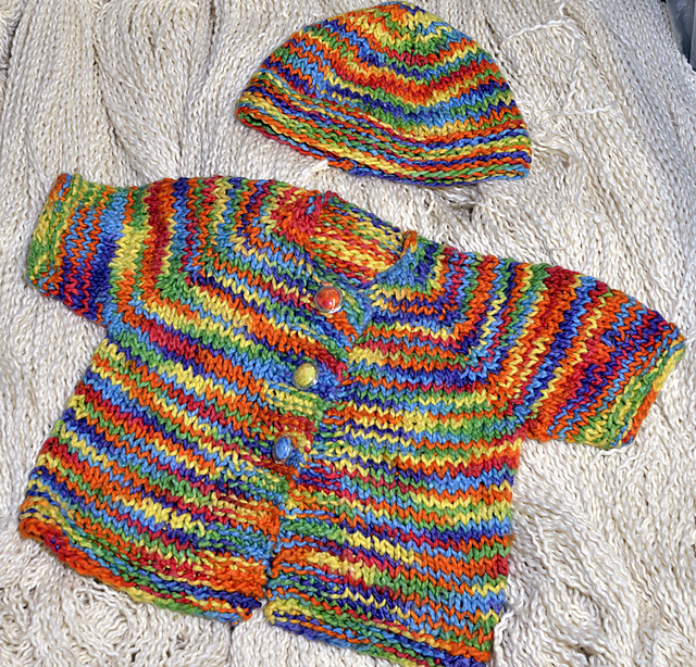 Baby Cardi & Hat