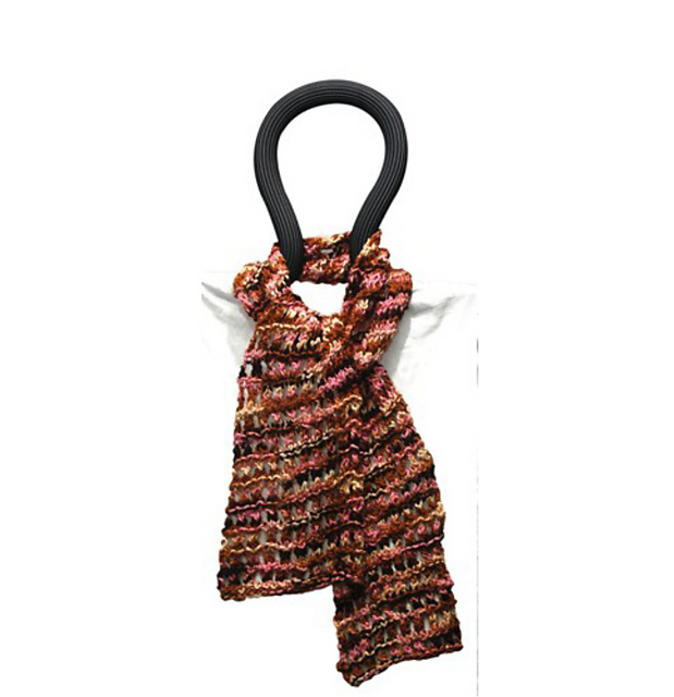 Knitted Lattice Scarf
