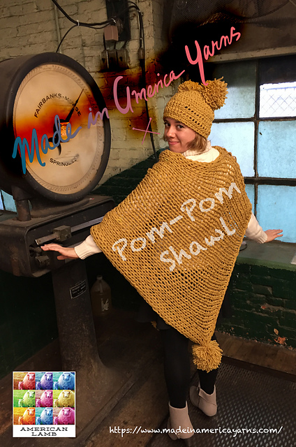 Pom Pom Shawl