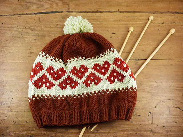 Heartie Fair Isle Hat