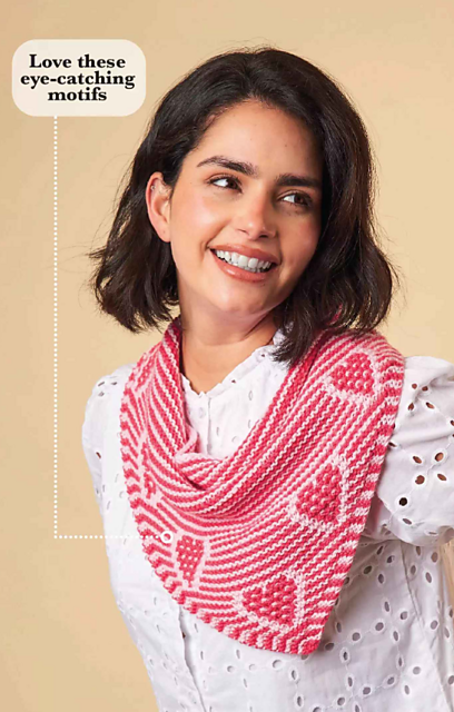 Love Heart Shawlette
