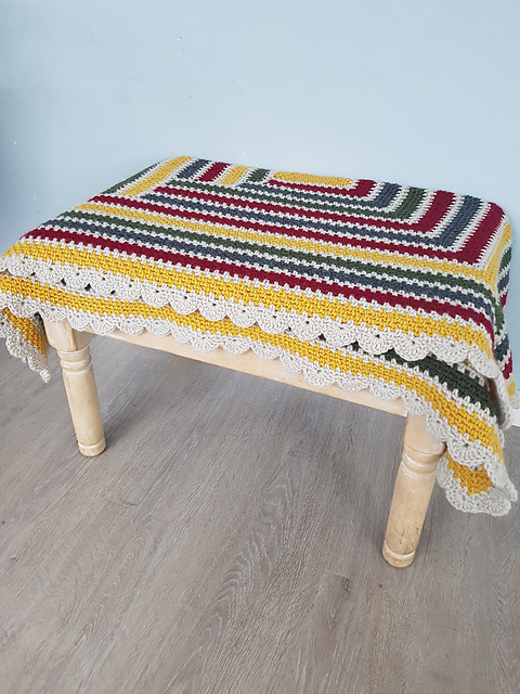 Moss Log Baby Blanket