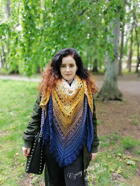 Honey Field Shawl