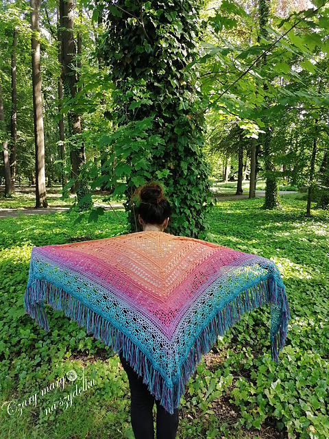 TROPICAL COCTAIL SHAWL