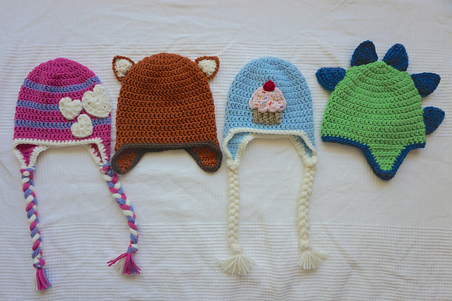 Aviator and Braided Tassel Earflap Hats