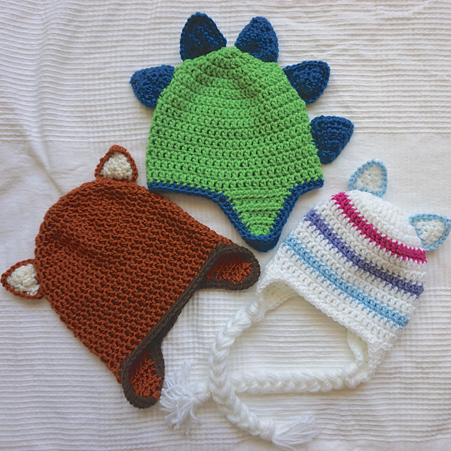 Dinosaur Spikes, Fox Ears, Cat Ears