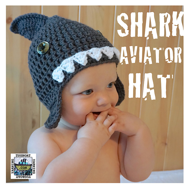 Shark Aviator Hat