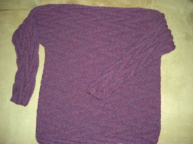 Model No. 7 Pullover with zigzag-pattern
