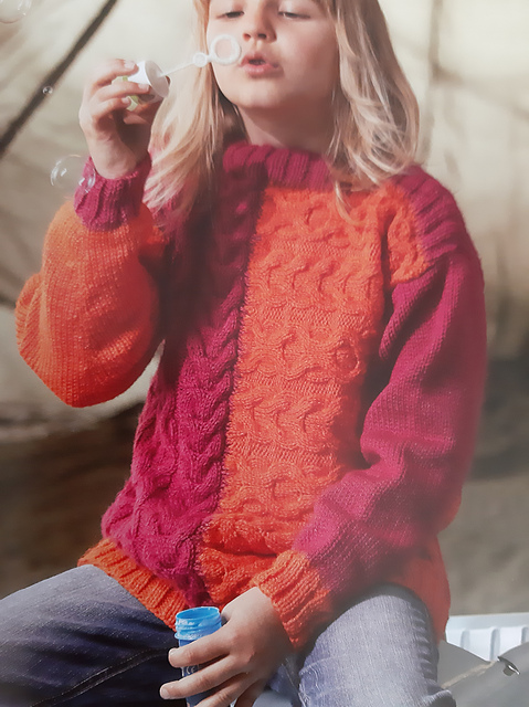 6248 Pulli teils quergestrickt