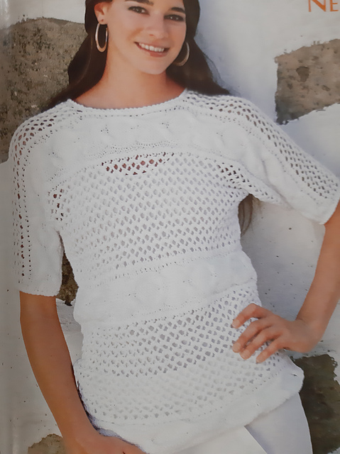 # 14 Quergestrickter Pulli