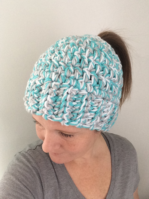 Super Bulky Messy Bun Hat