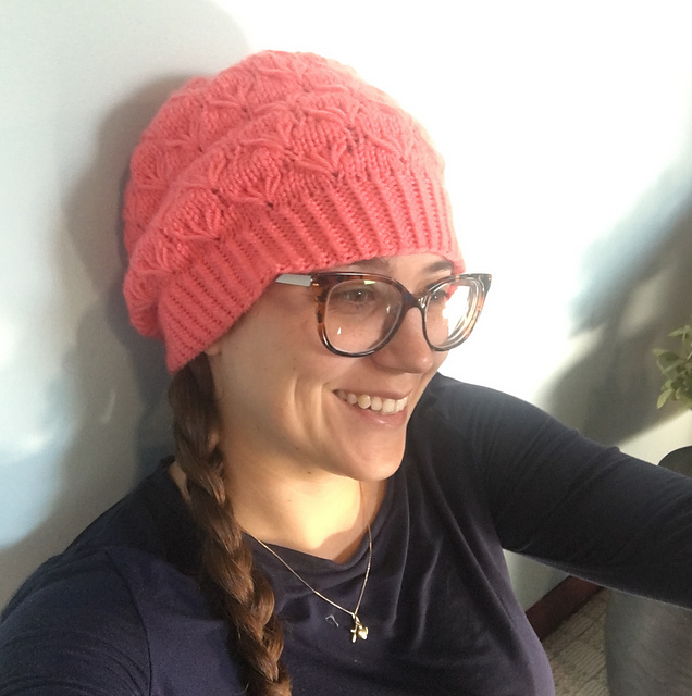 Spring Blossoms Knitted Hat
