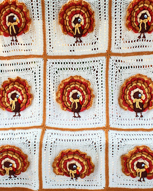 Thanksgiving Turkey Afghan