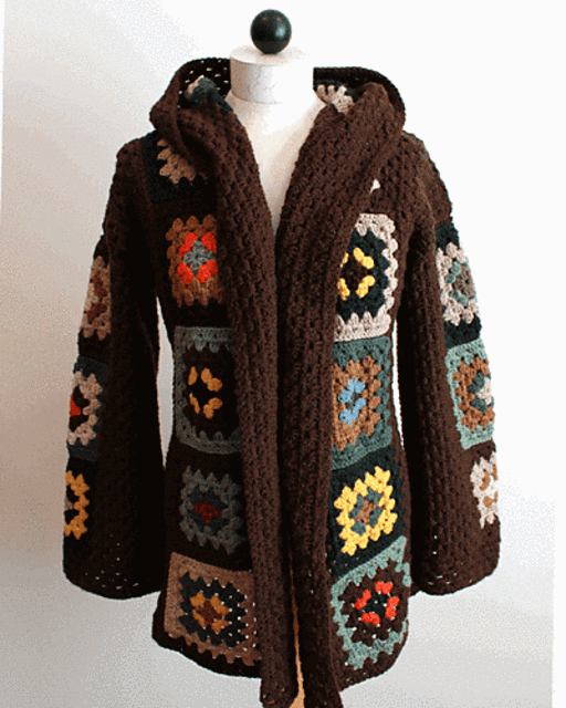 Scrap Granny Hooded Jacket PA877