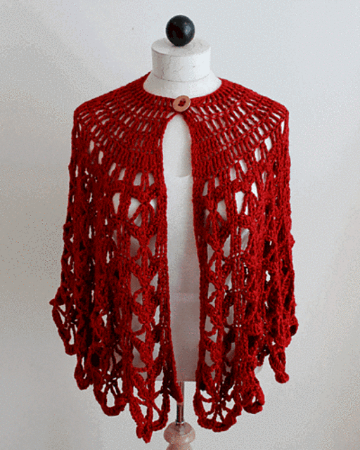 Bordeaux Fashion Cape - PA397