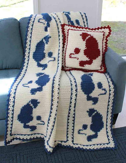 Cat & Mouse Afghan - PA361