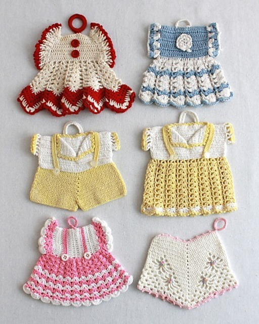 Vintage Fashion Potholders