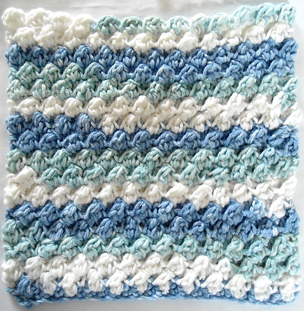 Berry Bushes Dishcloth