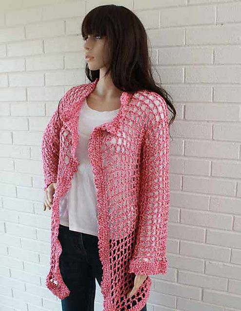 Super Easy Filet Cardigan
