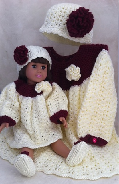 Paper Moon Dolly & Me Dress Set