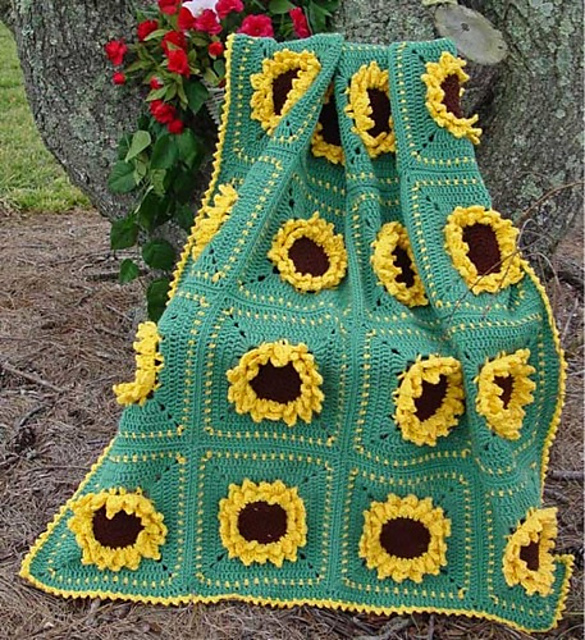 Sunflower Afghan