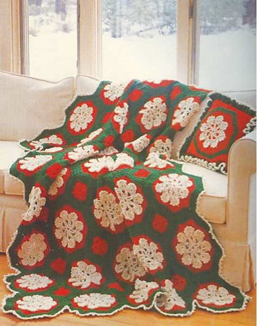 Christmas Afghans and Pillows