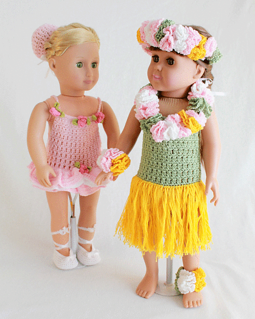 AG Ballerina & Hula Dancers