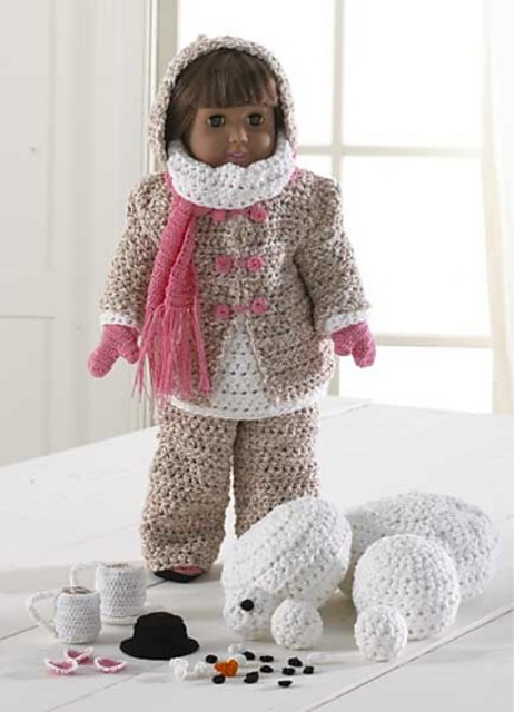 Winter Fun American Girl Doll Set