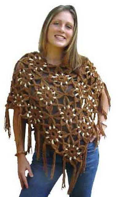 Suede Poncho FP156
