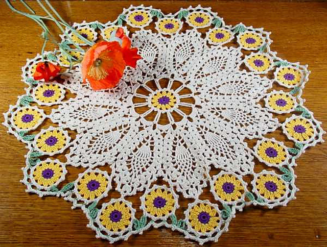 Sunflower Doily
