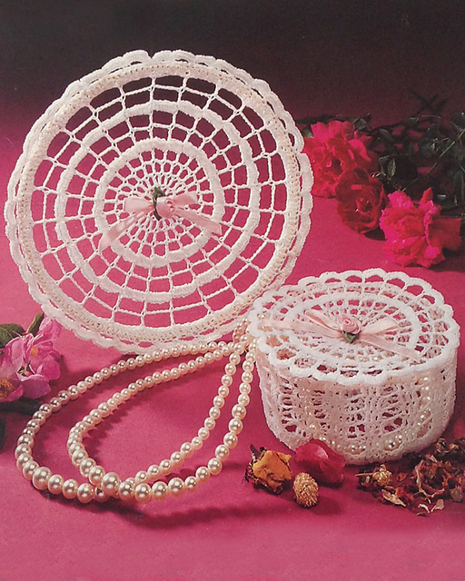 Little Rosebuds Lace Box & Suncatcher - PB179