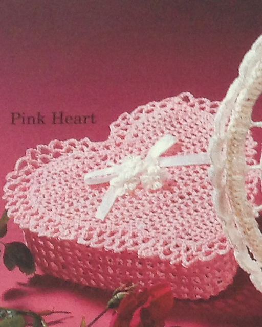 My Pale Pink Heart Lace Box