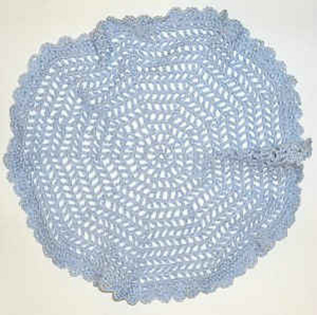 Lacy Blue Dishcloth