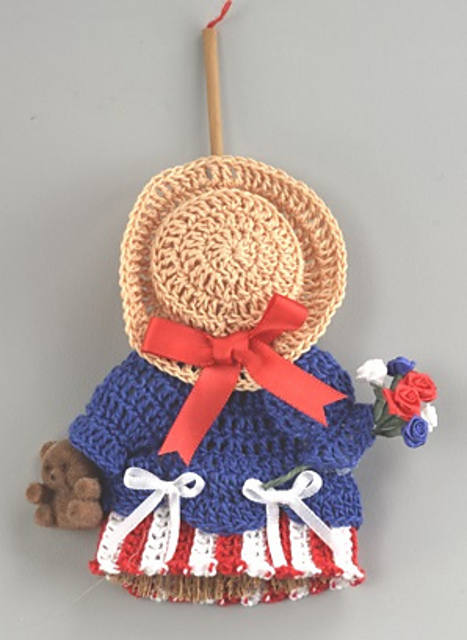4th of July Mini Broom Doll