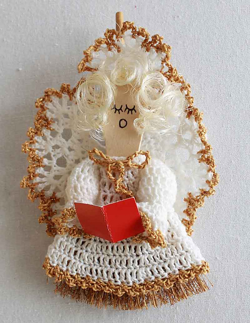 Angel Mini Broom Doll