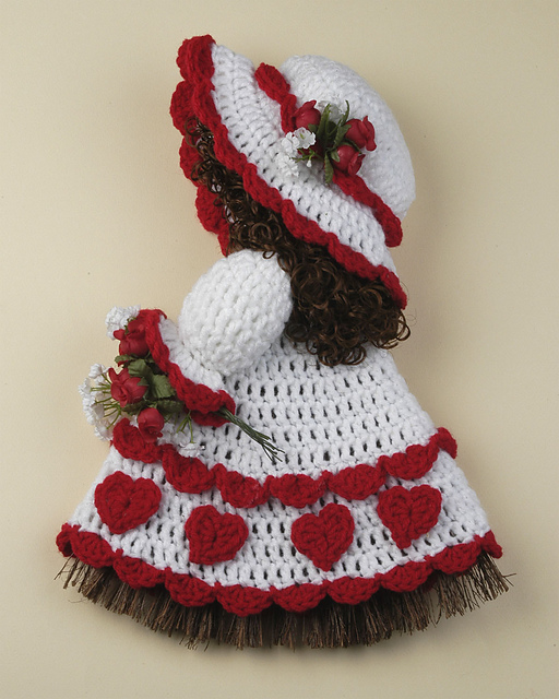 Valentine's Day Broom Doll