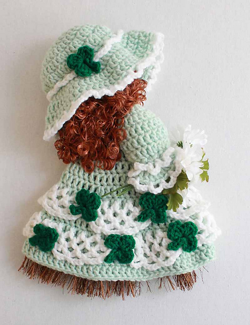 St. Patrick's Day Broom Doll